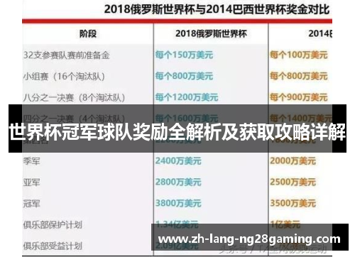 世界杯冠军球队奖励全解析及获取攻略详解